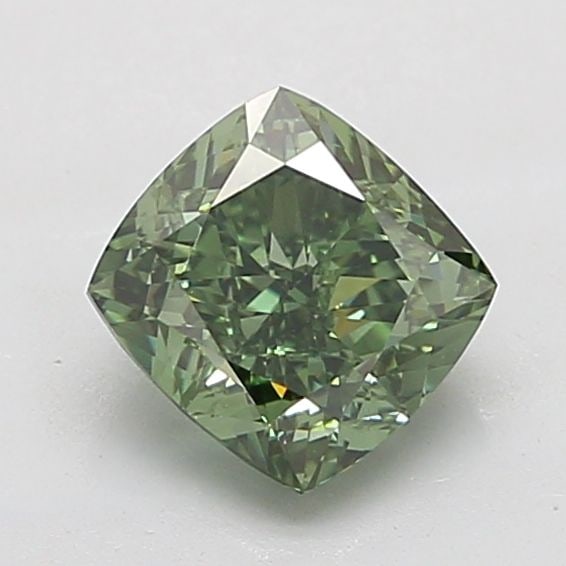 Loose Diamond - CUSHION MODIFIED 2.77ct Fancy Vivid Green VVS2: Loose Diamond - CUSHION MODIFIED 2.77ct Fancy Vivid Green VVS2 Source: This is a real non-mined Diamond that has been grown in a lab Shape: CUSHION MODIFIED Carats: 2.77 Color: Fancy Vivid Green
