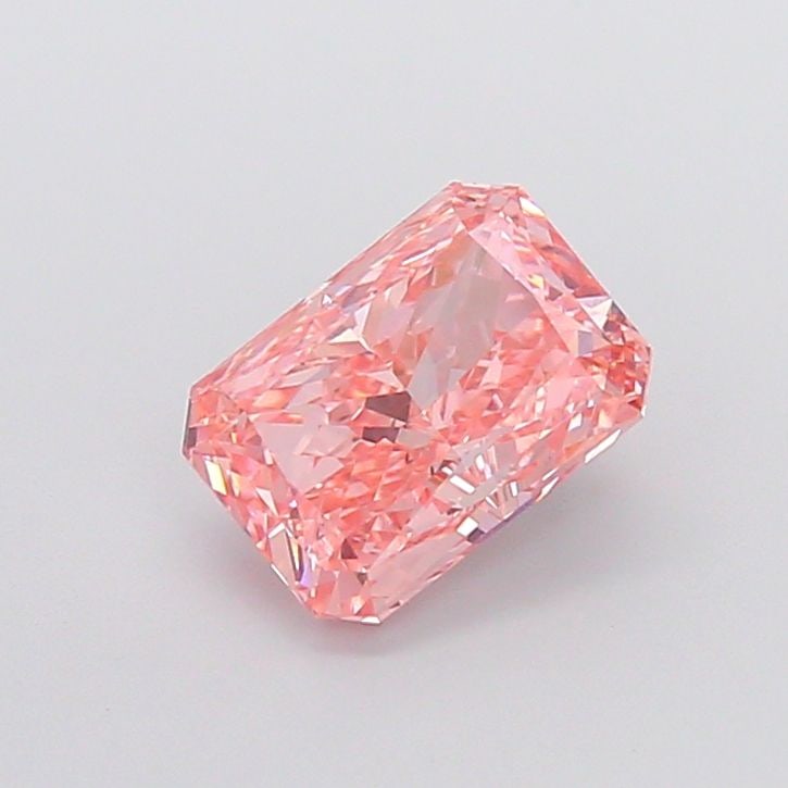 Loose Diamond - RADIANT 2.22ct Fancy Vivid Pink VS2: Loose Diamond - RADIANT 2.22ct Fancy Vivid Pink VS2 Source: This is a real non-mined Diamond that has been grown in a lab Shape: RADIANT Carats: 2.22 Color: Fancy Vivid Pink Certification: IGI Video: