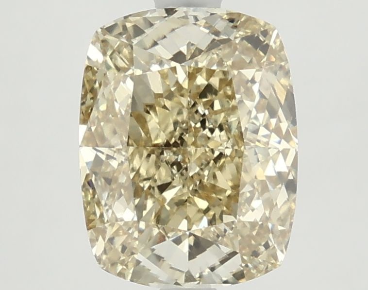 Loose Diamond - CUSHION BRILLIANT 3.01ct Fancy Vivid Yellow VS2: Loose Diamond - CUSHION BRILLIANT 3.01ct Fancy Vivid Yellow VS2 Source: This is a real non-mined Diamond that has been grown in a lab Shape: CUSHION BRILLIANT Carats: 3.01 Color: Fancy Vivid Yellow Ce