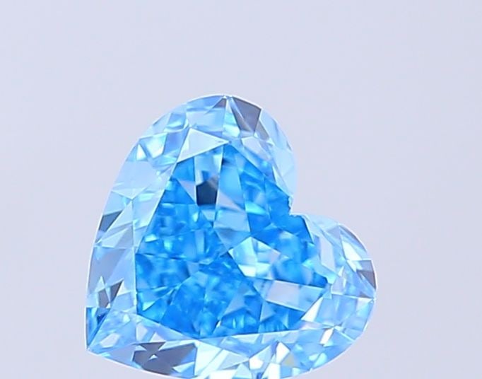 Loose Diamond - HEART 1.0ct Fancy Vivid Blue VS1: Loose Diamond - HEART 1.0ct Fancy Vivid Blue VS1 Source: This is a real non-mined Diamond that has been grown in a lab Shape: HEART Carats: 1.0 Color: Fancy Vivid Blue Certification: IGI Video: Video
