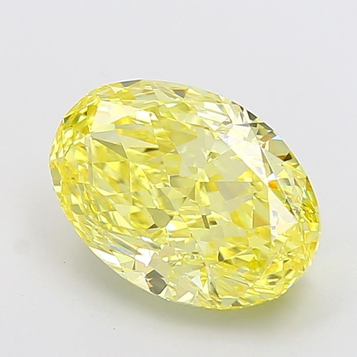 Loose Diamond - OVAL 5.02ct Fancy Intense Yellow VS1: Loose Diamond - OVAL 5.02ct Fancy Intense Yellow VS1 Source: This is a real non-mined Diamond that has been grown in a lab Shape: OVAL Carats: 5.02 Color: Fancy Intense Yellow Certification: IGI Video