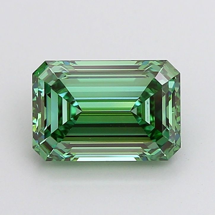 Loose Diamond - EMERALD 2.55ct Fancy Vivid Green VVS2 (1 of 1)