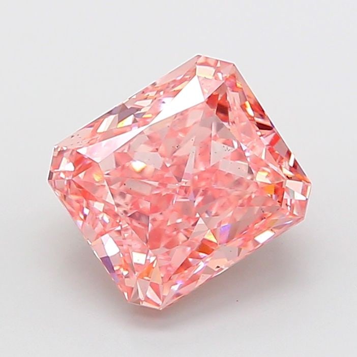 Loose Diamond - RADIANT 9.06ct Fancy Vivid Pink SI1: Loose Diamond - RADIANT 9.06ct Fancy Vivid Pink SI1 Source: This is a real non-mined Diamond that has been grown in a lab Shape: RADIANT Carats: 9.06 Color: Fancy Vivid Pink Certification: IGI Video: