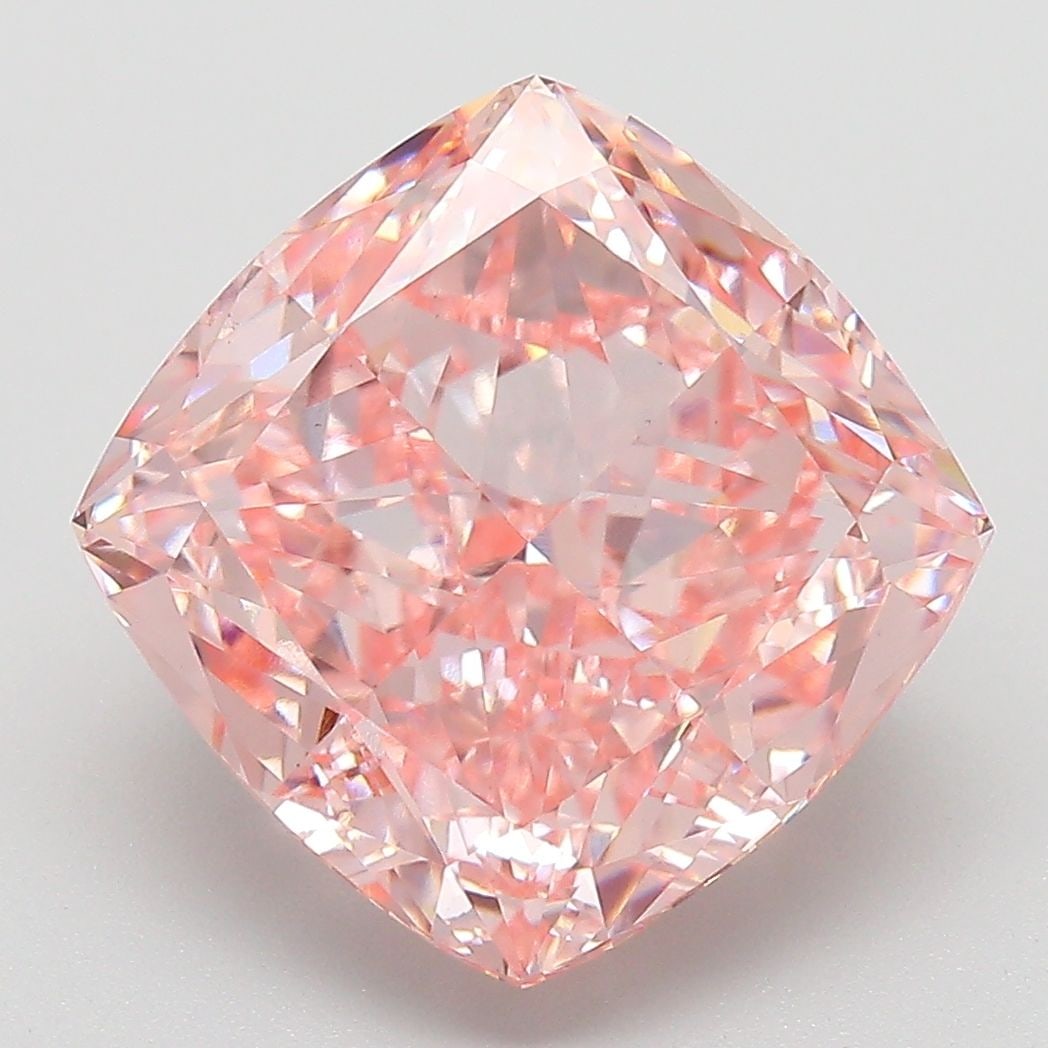Loose Diamond - CUSHION MODIFIED 7.06ct Fancy Intense Pink VS1: Loose Diamond - CUSHION MODIFIED 7.06ct Fancy Intense Pink VS1 Source: This is a real non-mined Diamond that has been grown in a lab Shape: CUSHION MODIFIED Carats: 7.06 Color: Fancy Intense Pink Cert