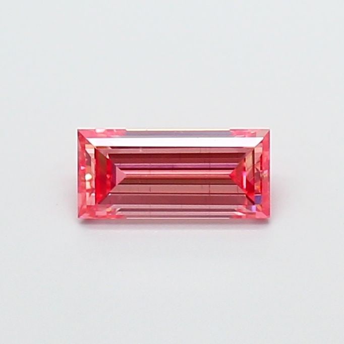 Loose Diamond - BAGUETTE 0.35ct Fancy Vivid Red VS1: Loose Diamond - BAGUETTE 0.35ct Fancy Vivid Red VS1 Source: This is a real non-mined Diamond that has been grown in a lab Shape: BAGUETTE Carats: 0.35 Color: Fancy Vivid Red Certification: NONE Video: