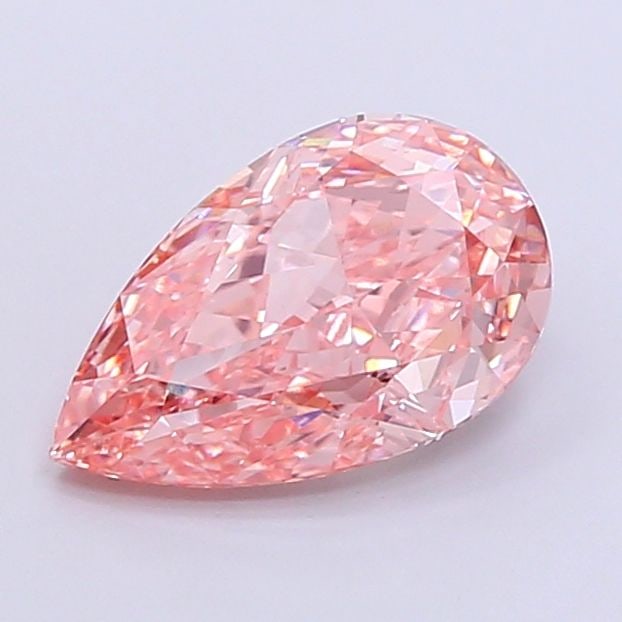 Loose Diamond - PEAR 2.13ct Fancy Vivid Pink VVS2: Loose Diamond - PEAR 2.13ct Fancy Vivid Pink VVS2 Source: This is a real non-mined Diamond that has been grown in a lab Shape: PEAR Carats: 2.13 Color: Fancy Vivid Pink Certification: IGI Video: