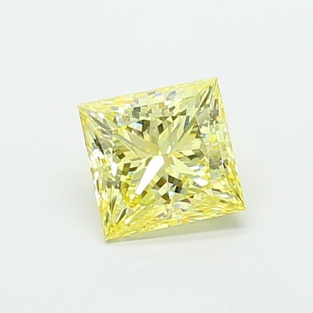 Loose Diamond - PRINCESS 2.03ct Fancy Intense Yellow VVS2 (1 of 1)