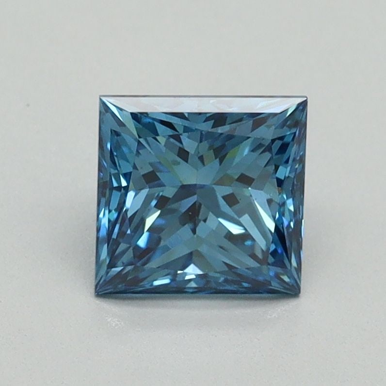 Loose Diamond - PRINCESS 1.1ct Fancy Vivid Blue VS2: Loose Diamond - PRINCESS 1.1ct Fancy Vivid Blue VS2 Source: This is a real non-mined Diamond that has been grown in a lab Shape: PRINCESS Carats: 1.1 Color: Fancy Vivid Blue Certification: IGI Video: