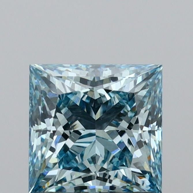 Loose Diamond - PRINCESS 1.06ct Fancy Blue VVS2: Loose Diamond - PRINCESS 1.06ct Fancy Blue VVS2 Source: This is a real non-mined Diamond that has been grown in a lab Shape: PRINCESS Carats: 1.06 Color: Fancy Blue Certification: IGI Video: Video