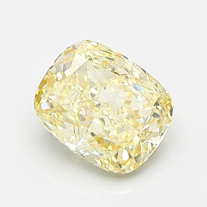 Loose Diamond - CUSHION MODIFIED 1.19ct Fancy Yellow VVS2: Loose Diamond - CUSHION MODIFIED 1.19ct Fancy Yellow VVS2 Source: This is a real non-mined Diamond that has been grown in a lab Shape: CUSHION MODIFIED Carats: 1.19 Color: Fancy Yellow Certification: 