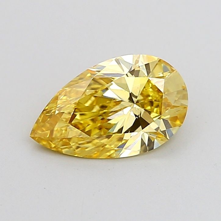 Loose Diamond - PEAR 1.45ct Fancy Intense Yellow VS2: Loose Diamond - PEAR 1.45ct Fancy Intense Yellow VS2 Source: This is a real non-mined Diamond that has been grown in a lab Shape: PEAR Carats: 1.45 Color: Fancy Intense Yellow Certification: IGI Addit