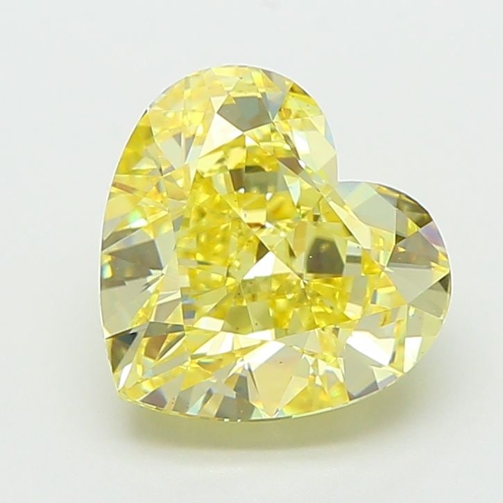 Loose Diamond - HEART 3.01ct Fancy Intense Yellow VS1: Loose Diamond - HEART 3.01ct Fancy Intense Yellow VS1 Source: This is a real non-mined Diamond that has been grown in a lab Shape: HEART Carats: 3.01 Color: Fancy Intense Yellow Certification: IGI Vid