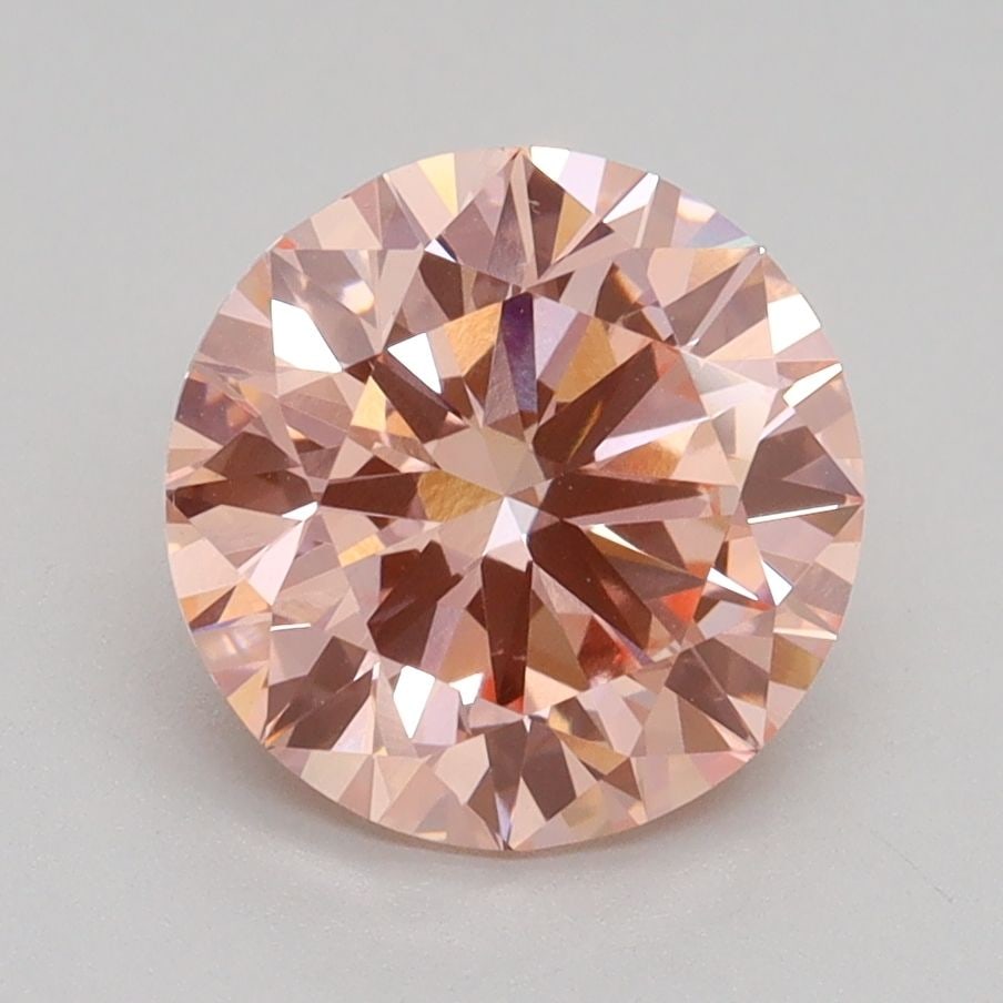 Loose Diamond - ROUND 2.26ct Fancy Intense Pink VS2: Loose Diamond - ROUND 2.26ct Fancy Intense Pink VS2 Source: This is a real non-mined Diamond that has been grown in a lab Shape: ROUND Carats: 2.26 Color: Fancy Intense Pink Certification: IGI Video:
