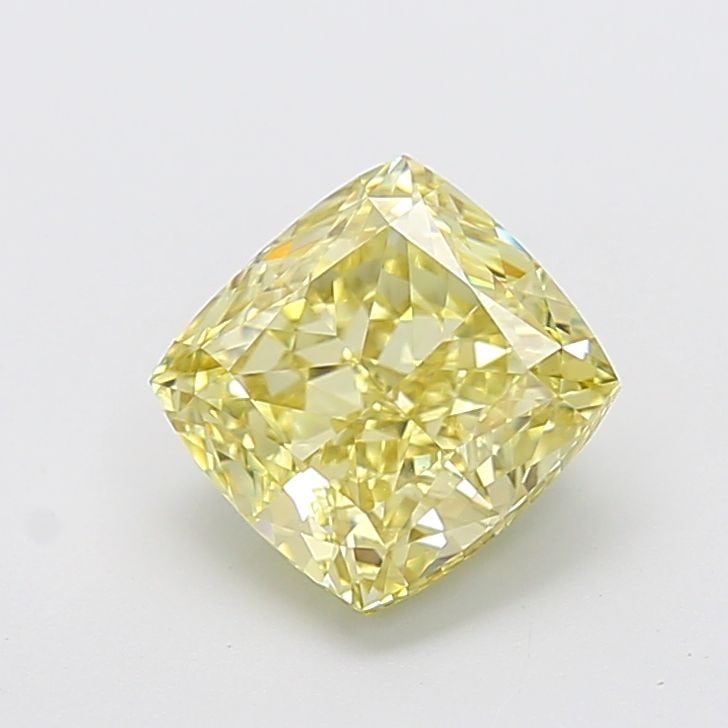 Loose Diamond - CUSHION MODIFIED 3.01ct Fancy Yellow VS1: Loose Diamond - CUSHION MODIFIED 3.01ct Fancy Yellow VS1 Source: This is a real non-mined Diamond that has been grown in a lab Shape: CUSHION MODIFIED Carats: 3.01 Color: Fancy Yellow Certification: I