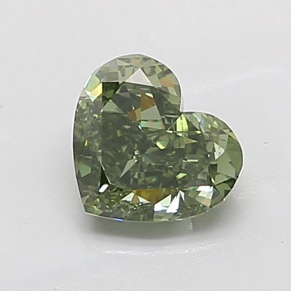 Loose Diamond - HEART 1.87ct Fancy Vivid Green VS1: Loose Diamond - HEART 1.87ct Fancy Vivid Green VS1 Source: This is a real non-mined Diamond that has been grown in a lab Shape: HEART Carats: 1.87 Color: Fancy Vivid Green Certification: IGI Video: