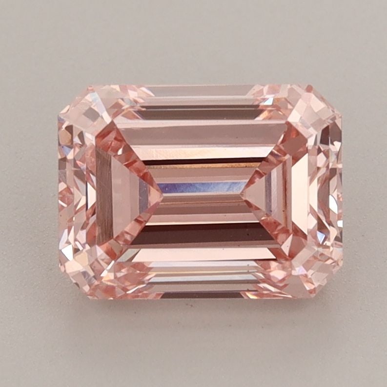 Loose Diamond - EMERALD 2.01ct Fancy Vivid Pink VS1: Loose Diamond - EMERALD 2.01ct Fancy Vivid Pink VS1 Source: This is a real non-mined Diamond that has been grown in a lab Shape: EMERALD Carats: 2.01 Color: Fancy Vivid Pink Certification: IGI Video: