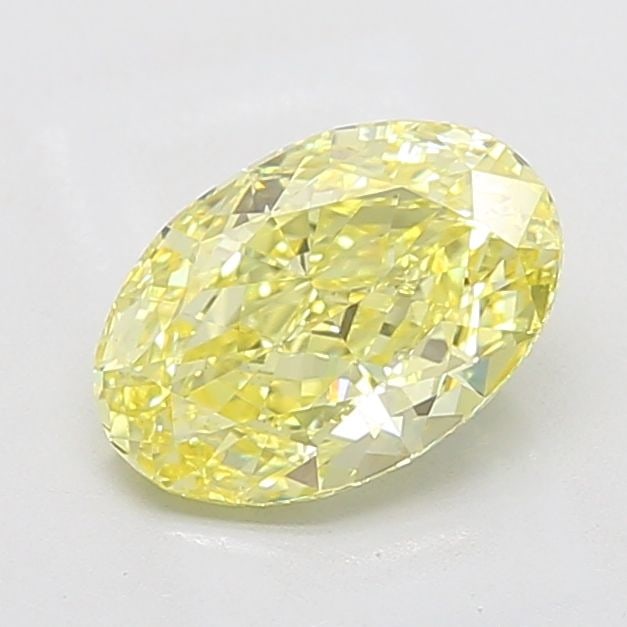 Loose Diamond - OVAL 2.6ct Fancy Intense Yellow VS1: Loose Diamond - OVAL 2.6ct Fancy Intense Yellow VS1 Source: This is a real non-mined Diamond that has been grown in a lab Shape: OVAL Carats: 2.6 Color: Fancy Intense Yellow Certification: IGI Video:
