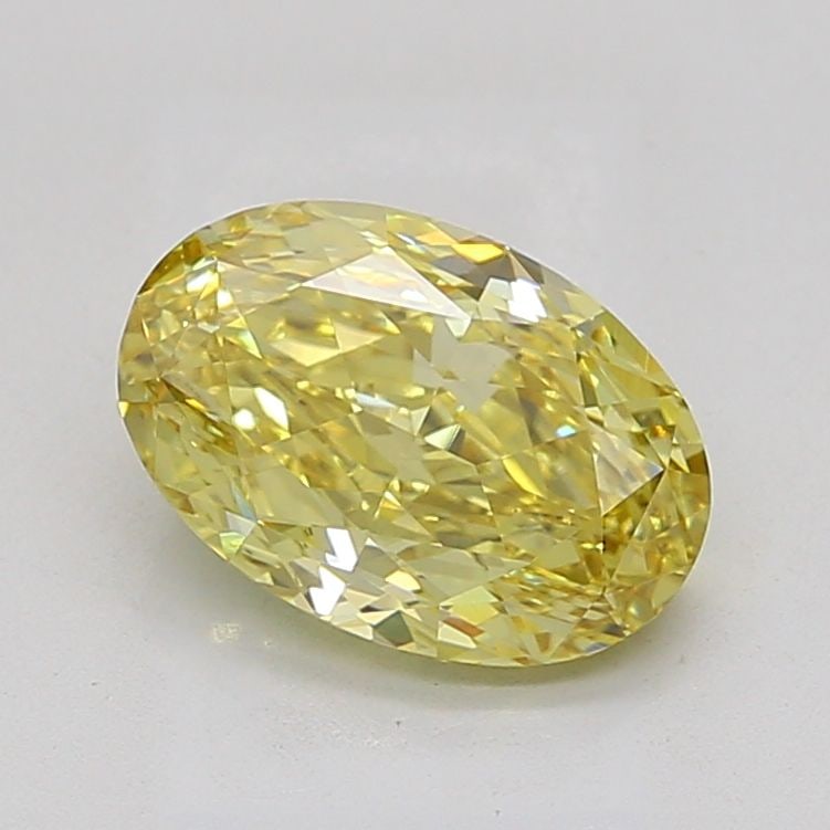Loose Diamond - OVAL 3.06ct Fancy Intense Yellow VS1: Loose Diamond - OVAL 3.06ct Fancy Intense Yellow VS1 Source: This is a real non-mined Diamond that has been grown in a lab Shape: OVAL Carats: 3.06 Color: Fancy Intense Yellow Certification: IGI Video