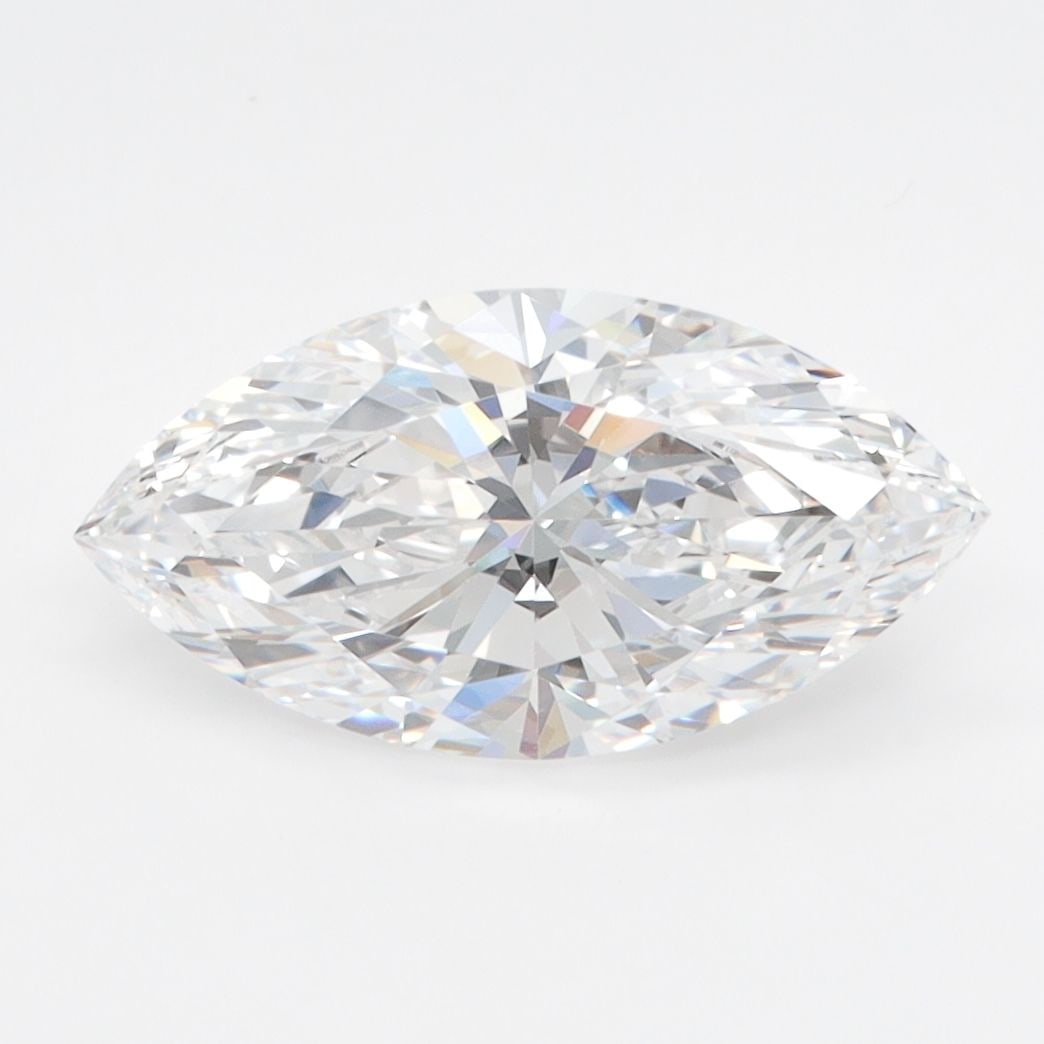 Loose Diamond - MARQUISE 2.0ct D IF: Loose Diamond - MARQUISE 2.0ct D IF Source: This is a real non-mined Diamond that has been grown in a lab Shape: MARQUISE Carats: 2.0 Color: D Clarity: IF Certification: IGI Additional images availabl
