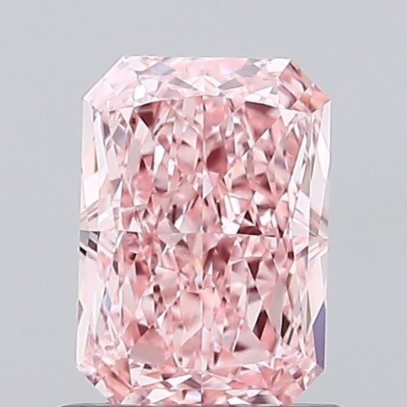 Loose Diamond - RADIANT 1.02ct Fancy Vivid Pink VVS2: Loose Diamond - RADIANT 1.02ct Fancy Vivid Pink VVS2 Source: This is a real non-mined Diamond that has been grown in a lab Shape: RADIANT Carats: 1.02 Color: Fancy Vivid Pink Certification: IGI Video: