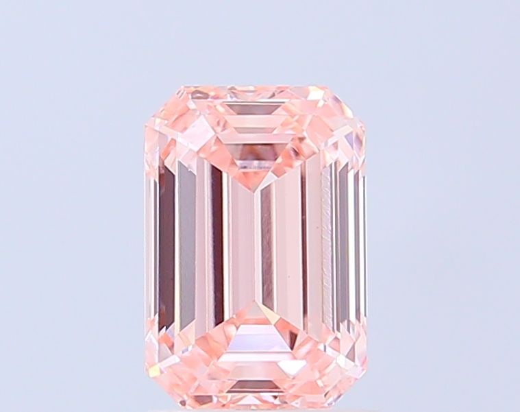 Loose Diamond - EMERALD 2.02ct Fancy Intense Pink VVS2: Loose Diamond - EMERALD 2.02ct Fancy Intense Pink VVS2 Source: This is a real non-mined Diamond that has been grown in a lab Shape: EMERALD Carats: 2.02 Color: Fancy Intense Pink Certification: IGI Vi