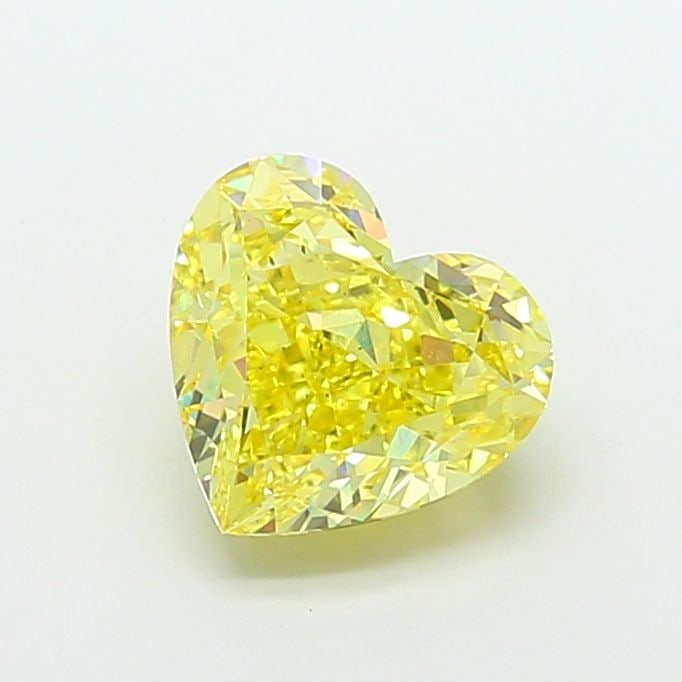 Loose Diamond - HEART 5.05ct Fancy Intense Yellow VS1: Loose Diamond - HEART 5.05ct Fancy Intense Yellow VS1 Source: This is a real non-mined Diamond that has been grown in a lab Shape: HEART Carats: 5.05 Color: Fancy Intense Yellow Certification: IGI Vid