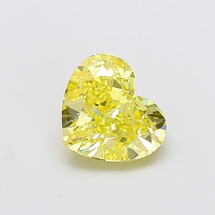 Loose Diamond - HEART 2.0ct Fancy Intense Yellow VS1: Loose Diamond - HEART 2.0ct Fancy Intense Yellow VS1 Source: This is a real non-mined Diamond that has been grown in a lab Shape: HEART Carats: 2.0 Color: Fancy Intense Yellow Certification: IGI Video