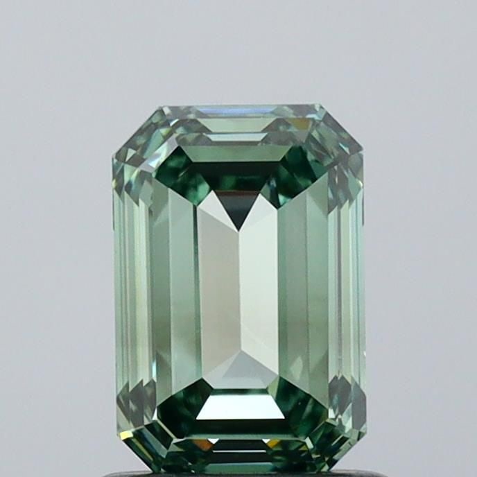 Loose Diamond - EMERALD 1.13ct Fancy Vivid Greenish Green VVS2 (1 of 1)