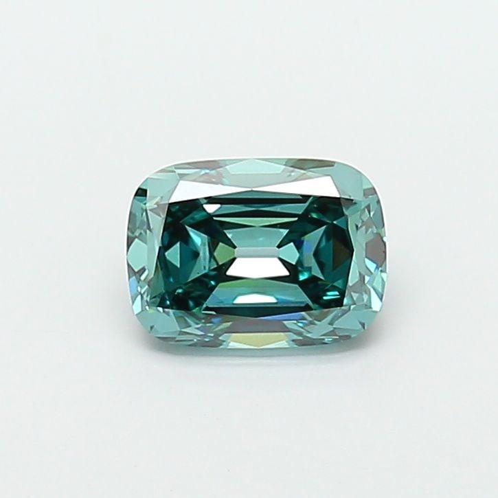 Loose Diamond - CUSHION 2.46ct Fancy Vivid Green VS1: Loose Diamond - CUSHION 2.46ct Fancy Vivid Green VS1 Source: This is a real non-mined Diamond that has been grown in a lab Shape: CUSHION Carats: 2.46 Color: Fancy Vivid Green Certification: IGI
