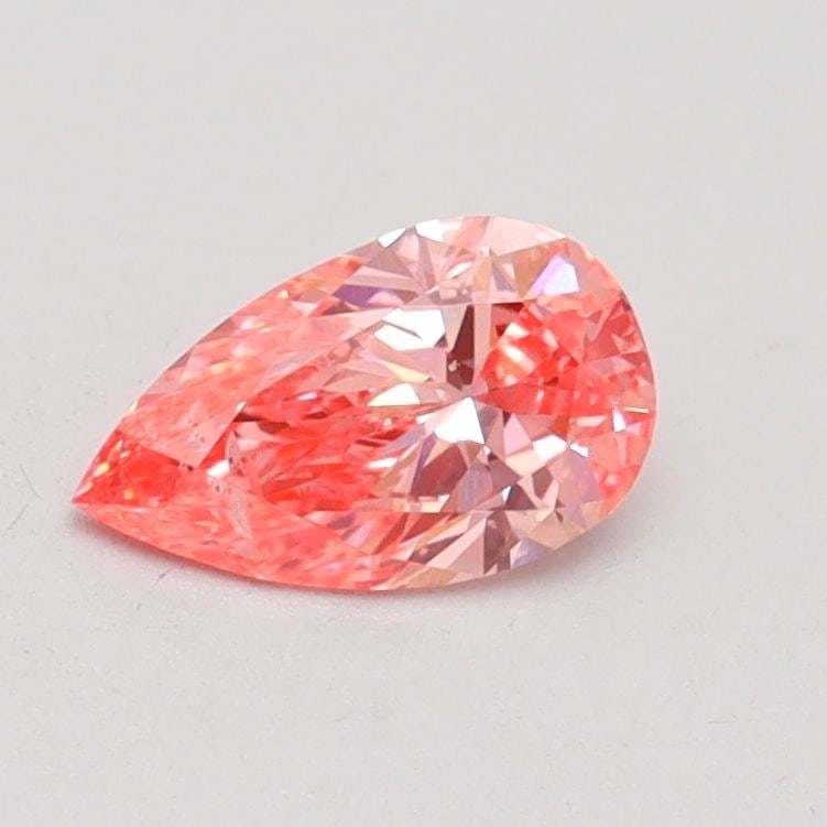 Loose Diamond - PEAR 0.51ct Fancy Vivid Pink SI1: Loose Diamond - PEAR 0.51ct Fancy Vivid Pink SI1 Source: This is a real non-mined Diamond that has been grown in a lab Shape: PEAR Carats: 0.51 Color: Fancy Vivid Pink Certification: IGI Video: