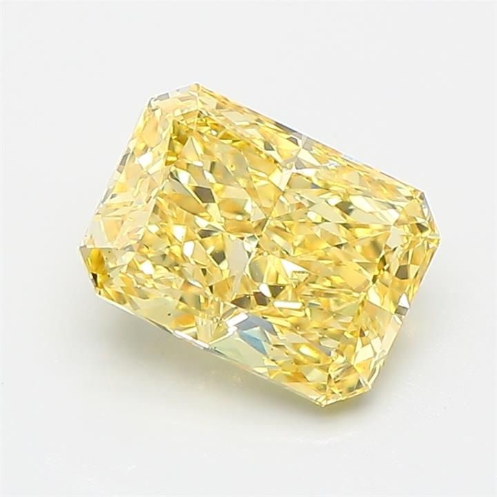 Loose Diamond - RADIANT 1.56ct Fancy Intense Yellow VS1: Loose Diamond - RADIANT 1.56ct Fancy Intense Yellow VS1 Source: This is a real non-mined Diamond that has been grown in a lab Shape: RADIANT Carats: 1.56 Color: Fancy Intense Yellow Certification: IGI