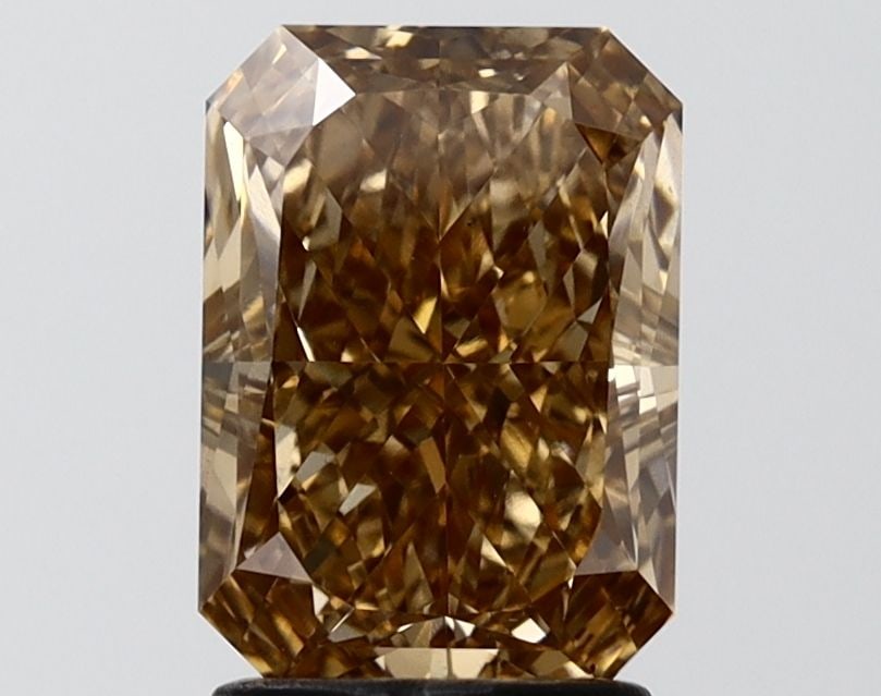 Loose Diamond - RADIANT 2.42ct Fancy Brown VS2: Loose Diamond - RADIANT 2.42ct Fancy Brown VS2 Source: This is a real non-mined Diamond that has been grown in a lab Shape: RADIANT Carats: 2.42 Color: Fancy Brown Certification: IGI Video: