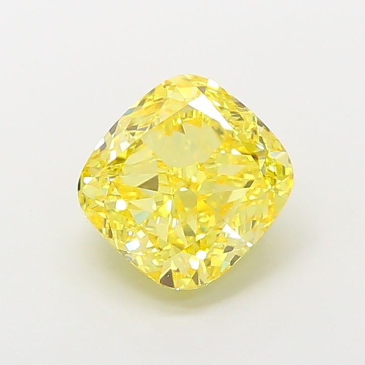 Loose Diamond - CUSHION MODIFIED 4.02ct Fancy Intense Yellow VVS2: Loose Diamond - CUSHION MODIFIED 4.02ct Fancy Intense Yellow VVS2 Source: This is a real non-mined Diamond that has been grown in a lab Shape: CUSHION MODIFIED Carats: 4.02 Color: Fancy Intense Yellow