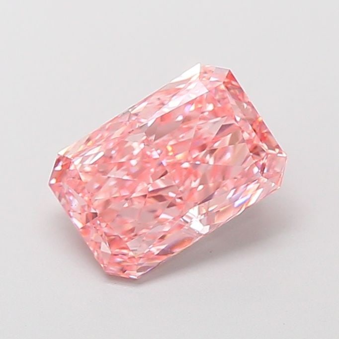 Loose Diamond - RADIANT 1.86ct Fancy Vivid Pink VS1: Loose Diamond - RADIANT 1.86ct Fancy Vivid Pink VS1 Source: This is a real non-mined Diamond that has been grown in a lab Shape: RADIANT Carats: 1.86 Color: Fancy Vivid Pink Certification: IGI Video: