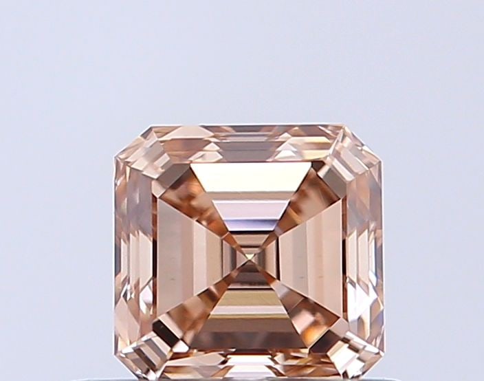 Loose Diamond - ASSCHER 0.62ct Fancy Light Brown VS1: Loose Diamond - ASSCHER 0.62ct Fancy Light Brown VS1 Source: This is a real non-mined Diamond that has been grown in a lab Shape: ASSCHER Carats: 0.62 Color: Fancy Light Brown Certification: IGI