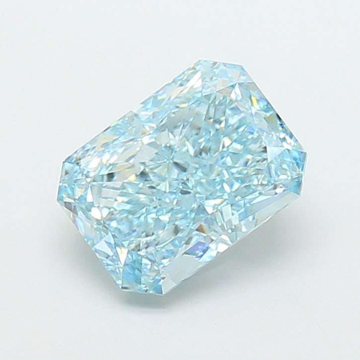 Loose Diamond - RADIANT 4.23ct Fancy Intense Greenish Blue VVS2: Loose Diamond - RADIANT 4.23ct Fancy Intense Greenish Blue VVS2 Source: This is a real non-mined Diamond that has been grown in a lab Shape: RADIANT Carats: 4.23 Color: Fancy Intense Greenish Blue