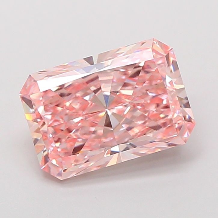 Loose Diamond - RADIANT 3.05ct Fancy Vivid Pink VS1: Loose Diamond - RADIANT 3.05ct Fancy Vivid Pink VS1 Source: This is a real non-mined Diamond that has been grown in a lab Shape: RADIANT Carats: 3.05 Color: Fancy Vivid Pink Certification: IGI Video: