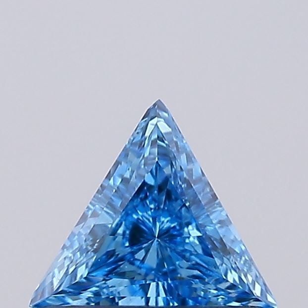 Loose Diamond - TRIANGULAR 0.28ct Fancy Vivid Blue VS1: Loose Diamond - TRIANGULAR 0.28ct Fancy Vivid Blue VS1 Source: This is a real non-mined Diamond that has been grown in a lab Shape: TRIANGULAR Carats: 0.28 Color: Fancy Vivid Blue Certification: IGI V