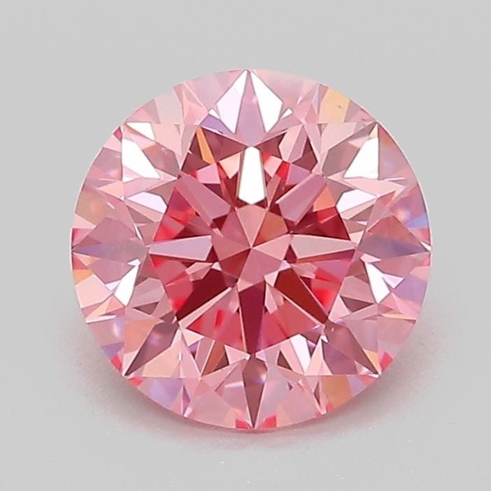 Loose Diamond - ROUND 1.5ct Fancy Vivid Pink VS1: Loose Diamond - ROUND 1.5ct Fancy Vivid Pink VS1 Source: This is a real non-mined Diamond that has been grown in a lab Shape: ROUND Carats: 1.5 Color: Fancy Vivid Pink Certification: IGI Video: Video