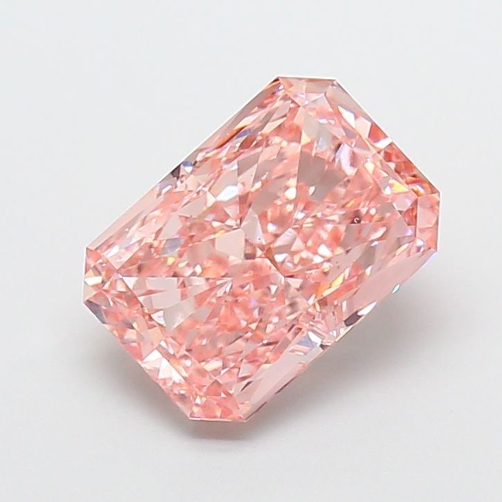 Loose Diamond - RADIANT 4.01ct Fancy Vivid Pink VS2: Loose Diamond - RADIANT 4.01ct Fancy Vivid Pink VS2 Source: This is a real non-mined Diamond that has been grown in a lab Shape: RADIANT Carats: 4.01 Color: Fancy Vivid Pink Certification: IGI Additio