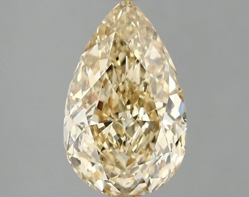 Loose Diamond - PEAR 1.99ct Fancy Intense Yellow VS1: Loose Diamond - PEAR 1.99ct Fancy Intense Yellow VS1 Source: This is a real non-mined Diamond that has been grown in a lab Shape: PEAR Carats: 1.99 Color: Fancy Intense Yellow Certification: IGI Video