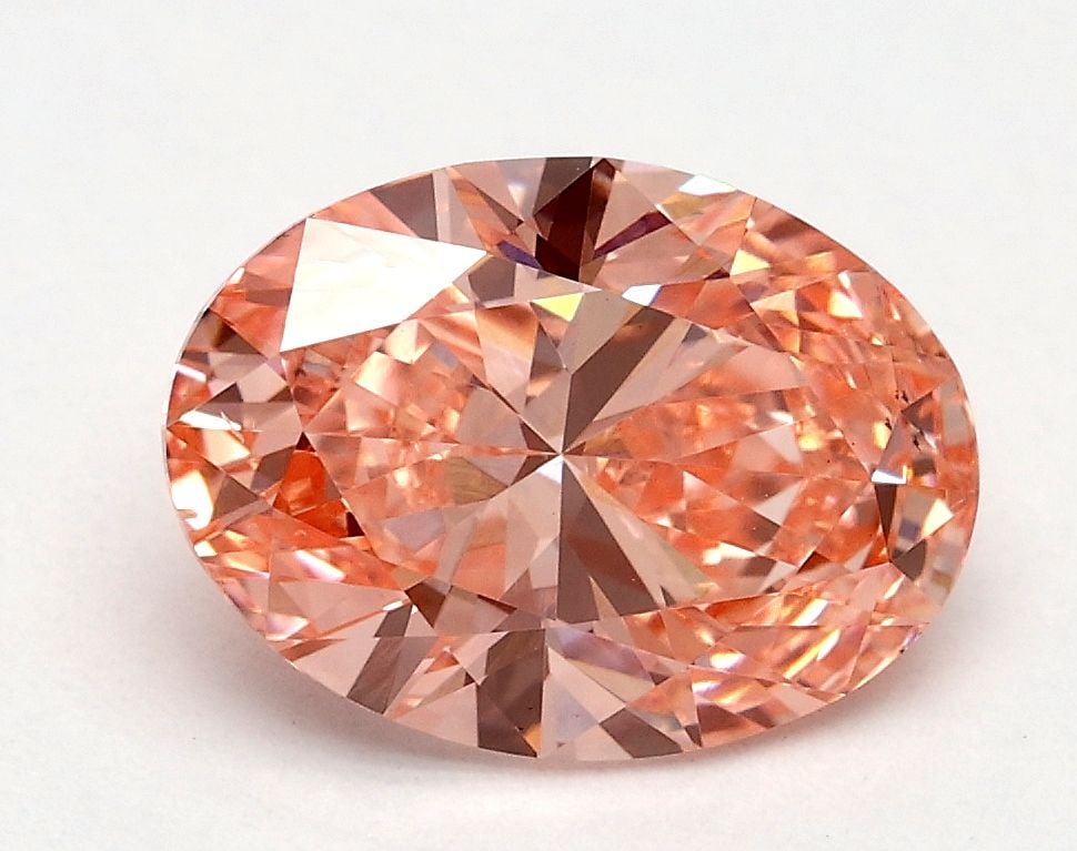 Loose Diamond - OVAL 1.52ct Fancy Vivid Pink VS2: Loose Diamond - OVAL 1.52ct Fancy Vivid Pink VS2 Source: This is a real non-mined Diamond that has been grown in a lab Shape: OVAL Carats: 1.52 Color: Fancy Vivid Pink Certification: IGI Video: