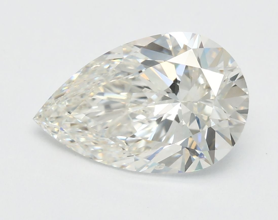 Loose Diamond - PEAR 2.1ct G VS2: Loose Diamond - PEAR 2.1ct G VS2 Source: This is a real non-mined Diamond that has been grown in a lab Shape: PEAR Carats: 2.1 Color: G Clarity: VS2 Certification: IGI Video: Video Link Additional