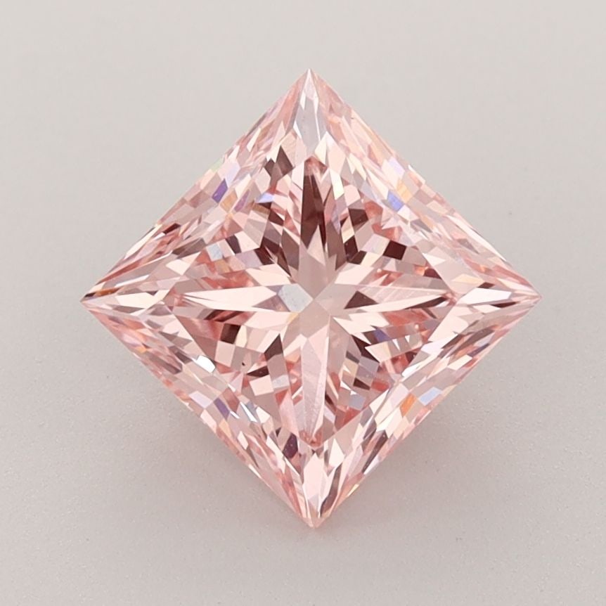 Loose Diamond - PRINCESS 2.16ct Fancy Intense Pink VS1 (1 of 1)