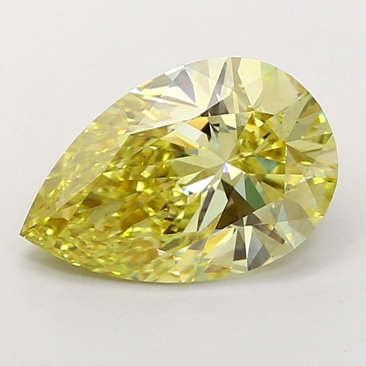 Loose Diamond - PEAR 4.0ct Fancy Intense Yellow VS2: Loose Diamond - PEAR 4.0ct Fancy Intense Yellow VS2 Source: This is a real non-mined Diamond that has been grown in a lab Shape: PEAR Carats: 4.0 Color: Fancy Intense Yellow Certification: IGI Video: