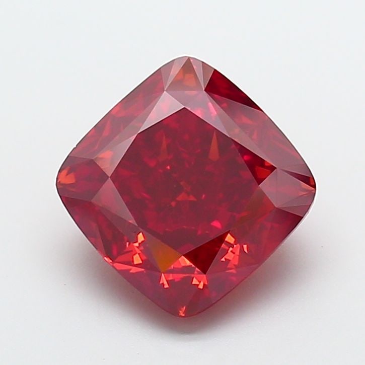 Loose Diamond - CUSHION MODIFIED 5.03ct Fancy Vivid Reddish Pink VS1 (1 of 1)