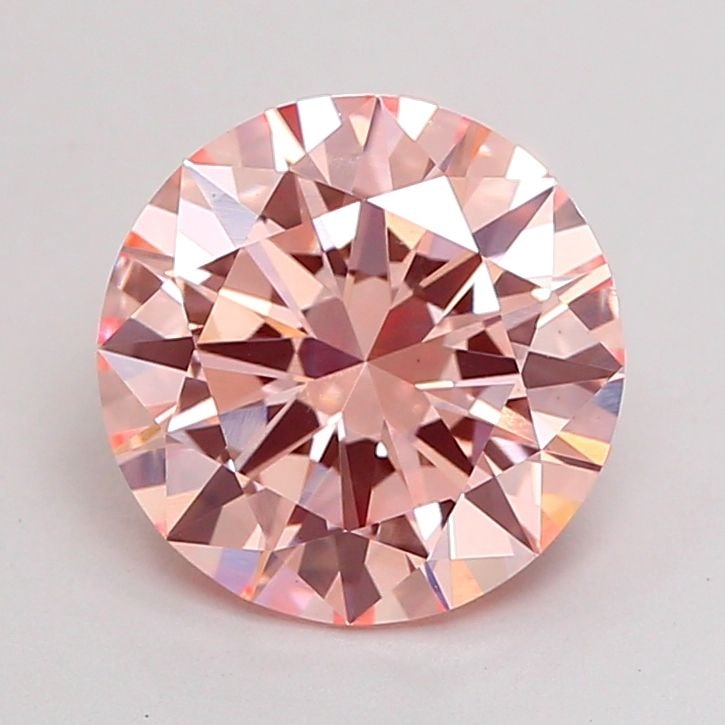 Loose Diamond - ROUND 2.58ct Fancy Intense Pink VS1: Loose Diamond - ROUND 2.58ct Fancy Intense Pink VS1 Source: This is a real non-mined Diamond that has been grown in a lab Shape: ROUND Carats: 2.58 Color: Fancy Intense Pink Certification: IGI Additio