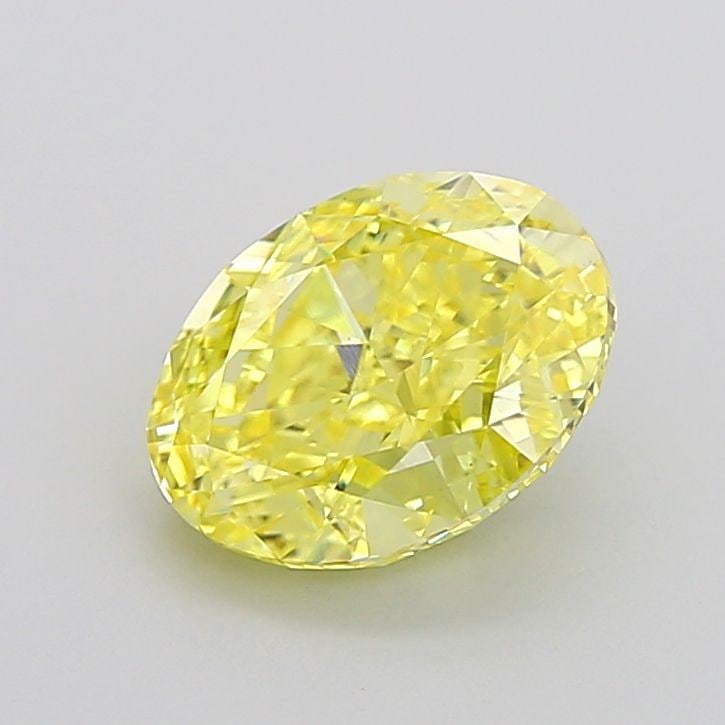 Loose Diamond - OVAL 2.63ct Fancy Vivid Yellow VS1: Loose Diamond - OVAL 2.63ct Fancy Vivid Yellow VS1 Source: This is a real non-mined Diamond that has been grown in a lab Shape: OVAL Carats: 2.63 Color: Fancy Vivid Yellow Certification: IGI Video: