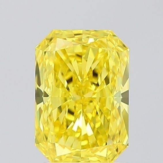 Loose Diamond - RADIANT 1.63ct Fancy Vivid Yellow VVS2: Loose Diamond - RADIANT 1.63ct Fancy Vivid Yellow VVS2 Source: This is a real non-mined Diamond that has been grown in a lab Shape: RADIANT Carats: 1.63 Color: Fancy Vivid Yellow Certification: IGI Vi