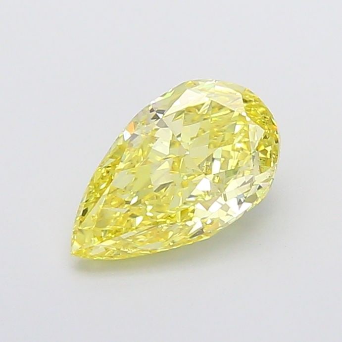 Loose Diamond - PEAR 2.02ct Fancy Vivid Yellow VS1: Loose Diamond - PEAR 2.02ct Fancy Vivid Yellow VS1 Source: This is a real non-mined Diamond that has been grown in a lab Shape: PEAR Carats: 2.02 Color: Fancy Vivid Yellow Certification: IGI Video: